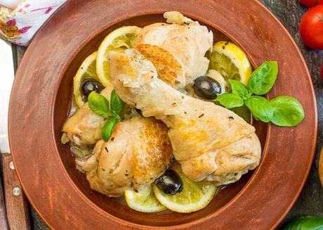 Pilons de Poulet au Citron et Olives ww