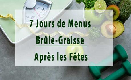 7 Jours de Menus Brûle-Graisse Après les Fêtes ww
