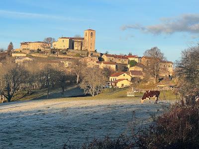 Lever de soleil forézien et pensées dominicales