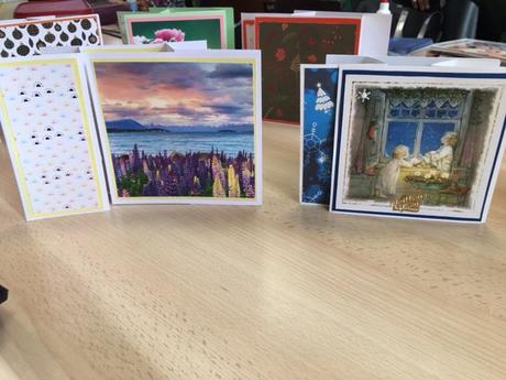 Mes ouvrages - les cartes faites en atelier