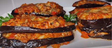 Millefeuille d'aubergine