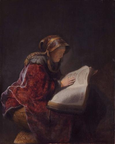 Un Tableau et un livre   Rembrandt