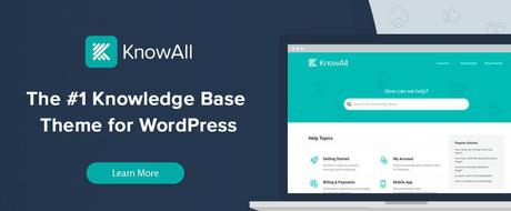 KnowAll - Thème de base de connaissances WordPress