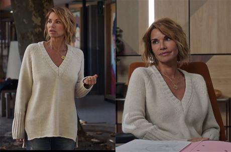 DEMAIN NOUS APPARTIENT : le pull écru de Chloé dans l’épisode 1337