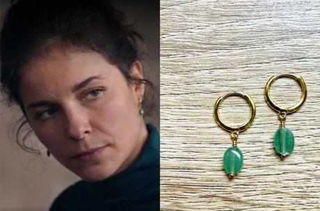 DEMAIN NOUS APPARTIENT : les boucles d’oreilles vertes de Roxane