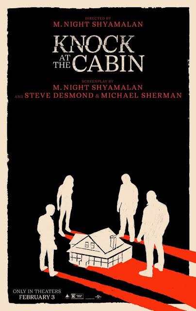 Affiche Dolby Cinema pour Knock at The Cabin de M. Night Shyamalan