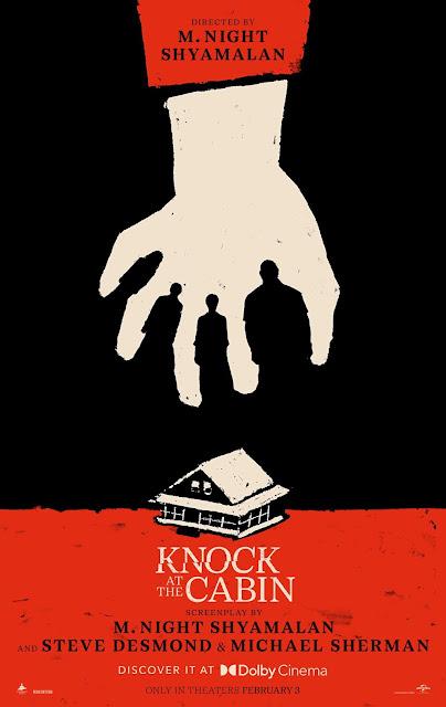 Affiche Dolby Cinema pour Knock at The Cabin de M. Night Shyamalan