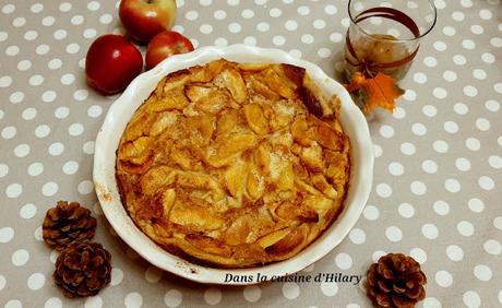 Clafoutis aux pommes et à la cannelle - Dans la cuisine d'Hilary