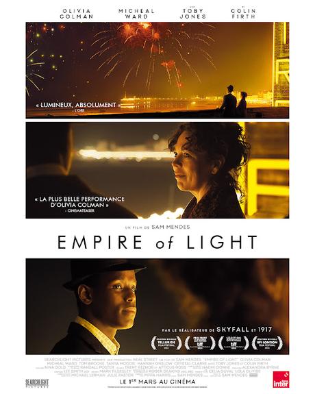Nouvelle affiche FR pour Empire of Light de Sam Mendes