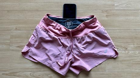 Short ASICS Road 2-N-1 pour femme avec poche pour iPhone