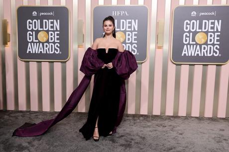 Celebrities in Valentino at the Golden Globe Awards