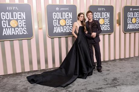 Celebrities in Valentino at the Golden Globe Awards