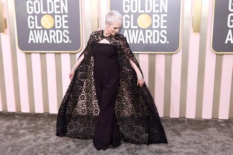 Celebrities in Valentino at the Golden Globe Awards