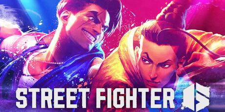 Illustration clé colorée de Street Fighter 6 mettant en vedette Luke et Jamie au combat.