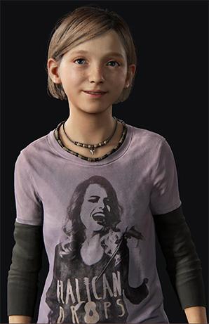THE LAST OF US : Sarah’s Halican Drops tee in S1E01