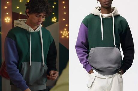 GINNY AND GEORGIA : Marcus’ colorblock hoodie in S2E07