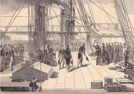 14 février 1861 — La capitulation de Gaète et l'embarquement sur le vapeur La Mouette