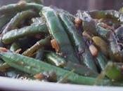 Fresh green beans coated with sauce, honey, garlic mixture that sure wake your taste buds!