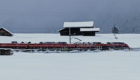 Wieder mal a bissel Schnee in Mittenwald — 14 Bilder / 14 photos — Nouvelle neige en Bavière