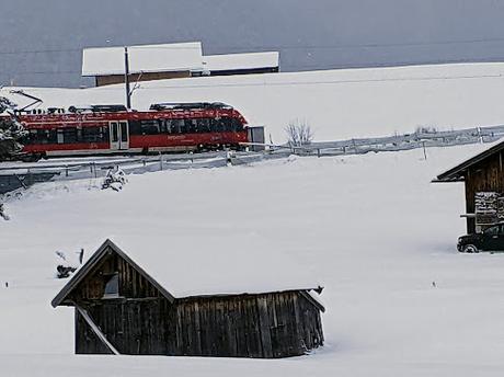 Wieder mal a bissel Schnee in Mittenwald — 14 Bilder / 14 photos — Nouvelle neige en Bavière
