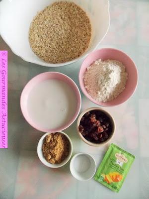 Muffins rapides aux flocons d'avoine et aux raisins secs (Vegan)