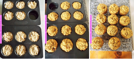 Muffins rapides aux flocons d'avoine et aux raisins secs (Vegan)