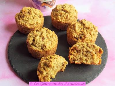 Muffins rapides aux flocons d'avoine et aux raisins secs (Vegan)