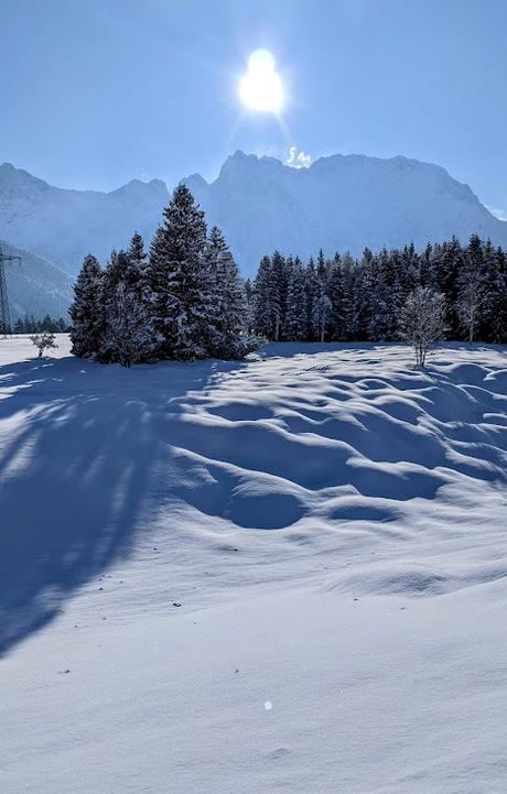 Mittenwald Schmallensee / Buckelwiesen Winterlandschat — 60 Bilder — 60 photos hivernales des environs de Mittenwald