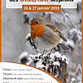 7ème week-end national de comptage des oiseaux des jardins
