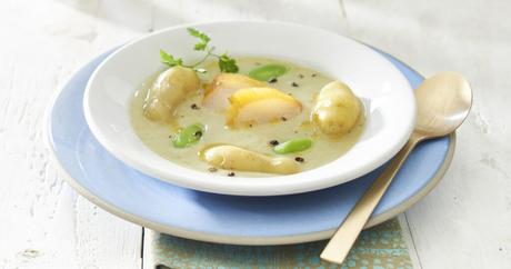 Veloute de Ratte du Touquet infusé au haddock et au poireau