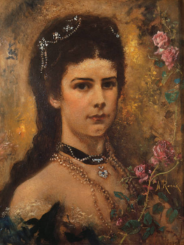 L'impératrice Elisabeth par 'Anton Romako