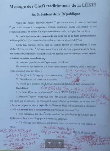 Urgent : Les populations de la Lékié font cadeau du corps de Martinez ZOGO à Paul BIYA