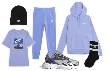 Comment porter un look sportswear monochrome ?