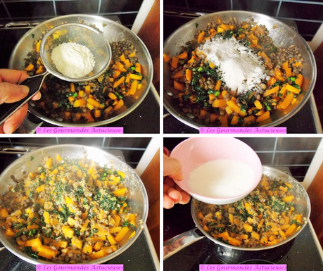 Crumble de noix à la courge, aux lentilles et au chou (Vegan) Crumble de noix à la courge, aux lentilles et au chou (Vegan)