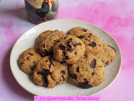 Biscuits Vegan crousti-moelleux choco-raisins secs Biscuits Vegan crousti-moelleux choco-raisins secs