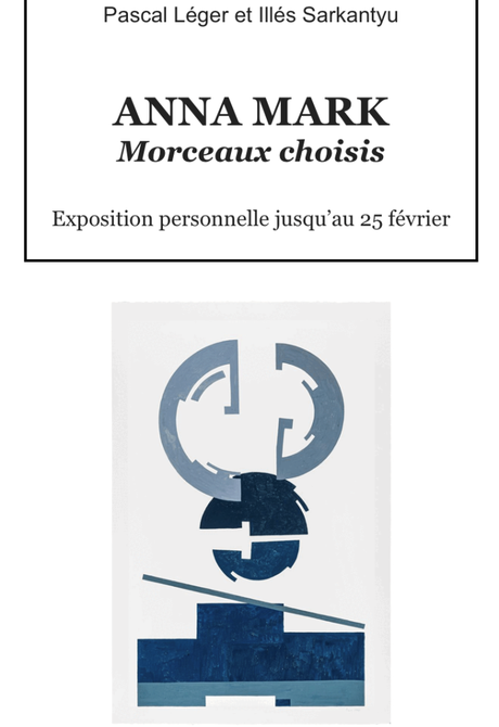 Galerie La Forest Divonne  « Anna Mark  » morceaux choisis – jusqu’au 25 Février 2023.