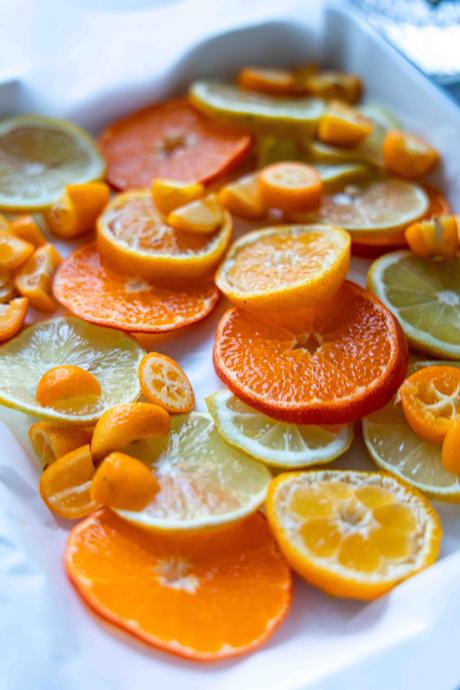 Panna cotta aux agrumes rôtis