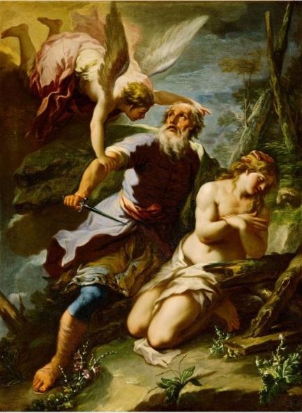 J 1717 ca Lama Giambattista Isaac's_offering Kunsthistorisches Museum Vienne