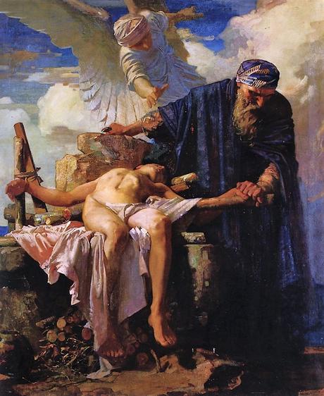 1913 Fred Appleyard Lay Not Thy Hand Upon the Lad sacrifice isaac coll part