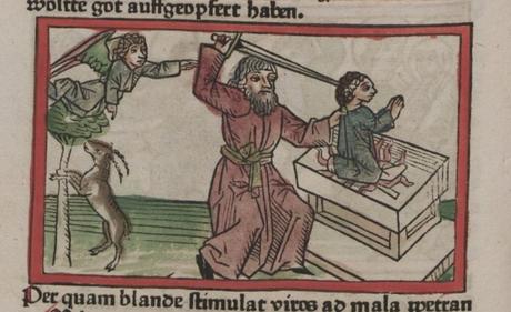 1473 avant Speculum humanae salvationis, Augsbourg, BSB-Ink S-509 p 234