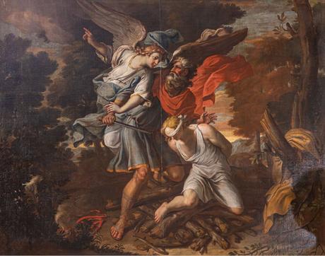 H 1682 Gilles Garcin Le Sacrifice d’Isaac Pertuis, eglise Saint-Nicolas Photo Atelier Gaillandre