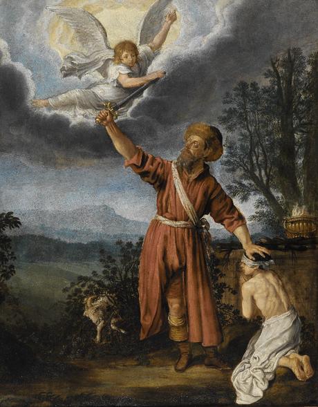 F 1640 av Everard Quirinsz. van der Maes sacrifice isaac Musee Sainte-Croix de Poitiers Alienor.org
