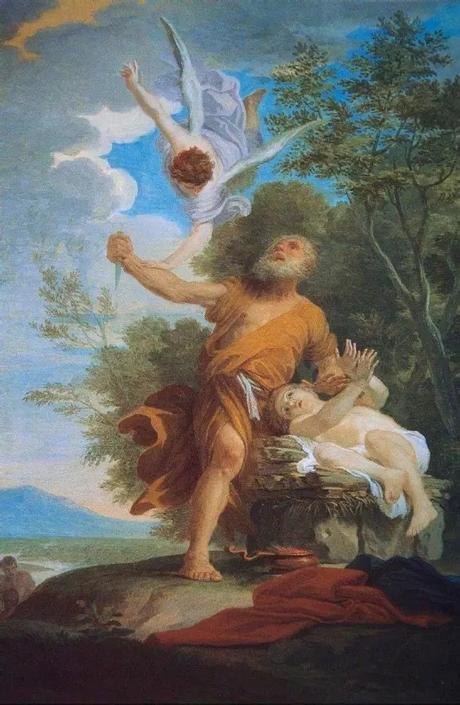 J 1760-62 Corvi Domenico, Sacrificio di Isacco Chiesa di S. Marcello al Corso, Roma