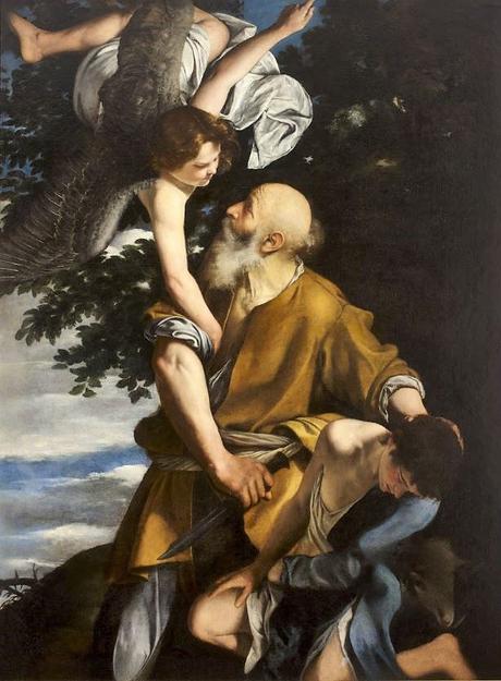 1612 ca Gentileschi, Orazio Sacrificio di Isacco - Genova, Palazzo Spinola schema