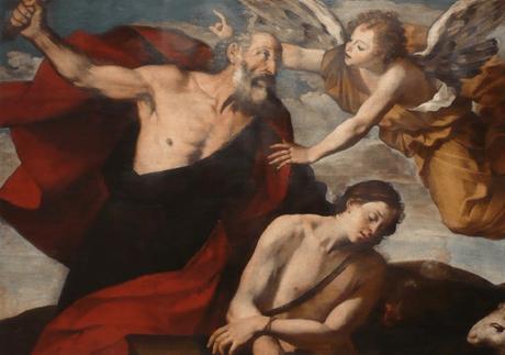 Ecole espagnole 17eme sacrifice isaac Musee de Saintes