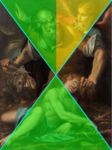 1620-25 Giulio Cesare Procaccini sacrifice isaac coll part schema