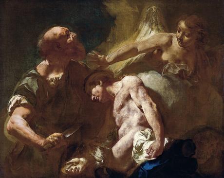 1715 Piazzetta Giambattista _sacrificio-isaac Thyssen Bornemisza Museu Nacional d'Art de Catalunya