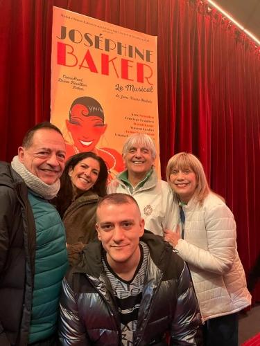 Heureux de retrouver l’amie Stone à Bobino ! stone,jean luc romero michel,admd