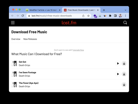Comment télécharger de la musique gratuite légalement  ?