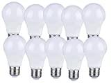 Comment faire des économies d’électricité à la maison ? LEDLUX Lot de 10 Lot de 10 Ampoules LED E27 9W A60 - Lumière Blanche Chaud 4000K - 806 Lumen